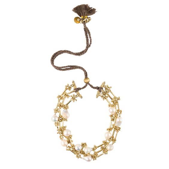 Collana House of Tuhina Donna in Lega metallica TH-N462G-SV - TH-N462G-SV